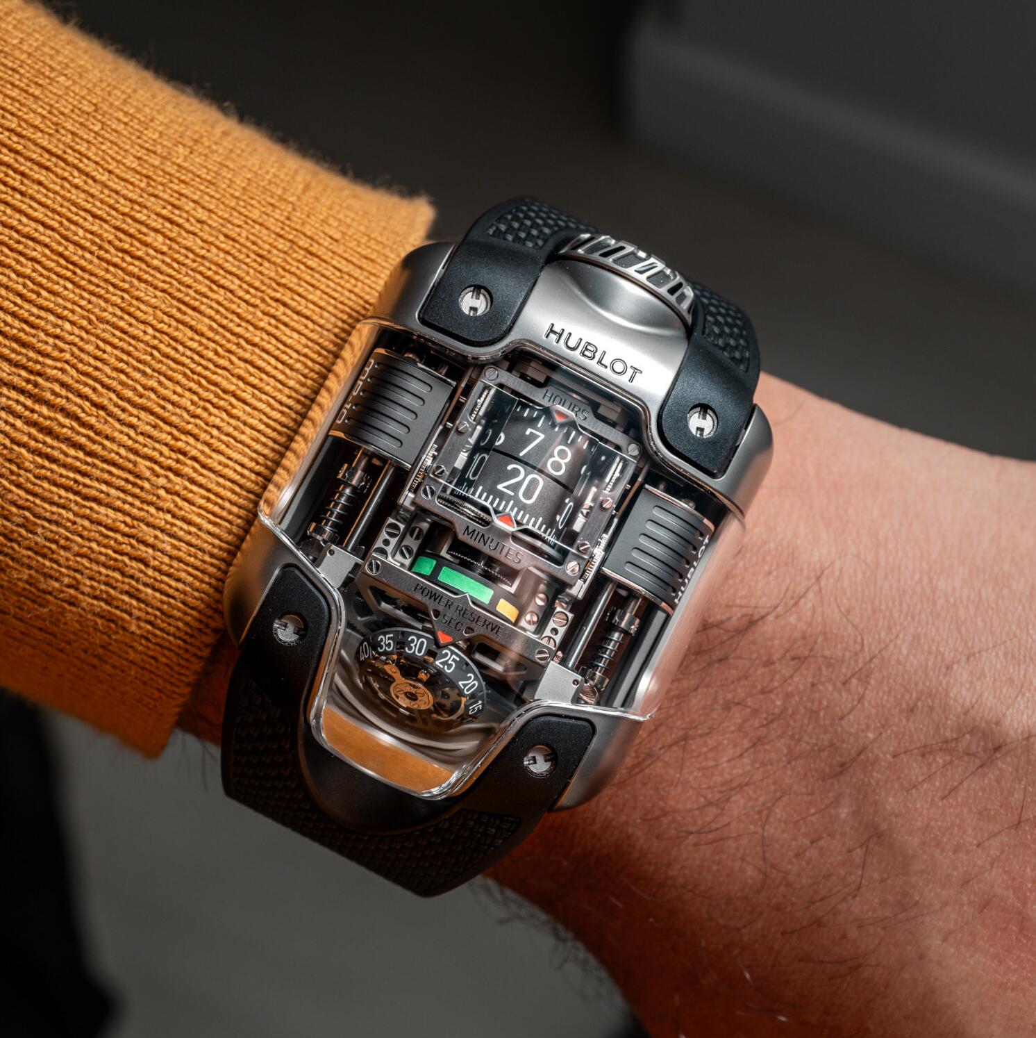 Hublot Replica MP-10 Tourbillon Weight Energy System Titanio